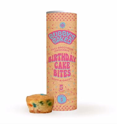 Photograph of product: Birthday Cake Bites | 25mg