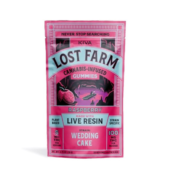 Photograph of product: LOST FARM | RASPBERRY | LIVE RESIN | 200MG