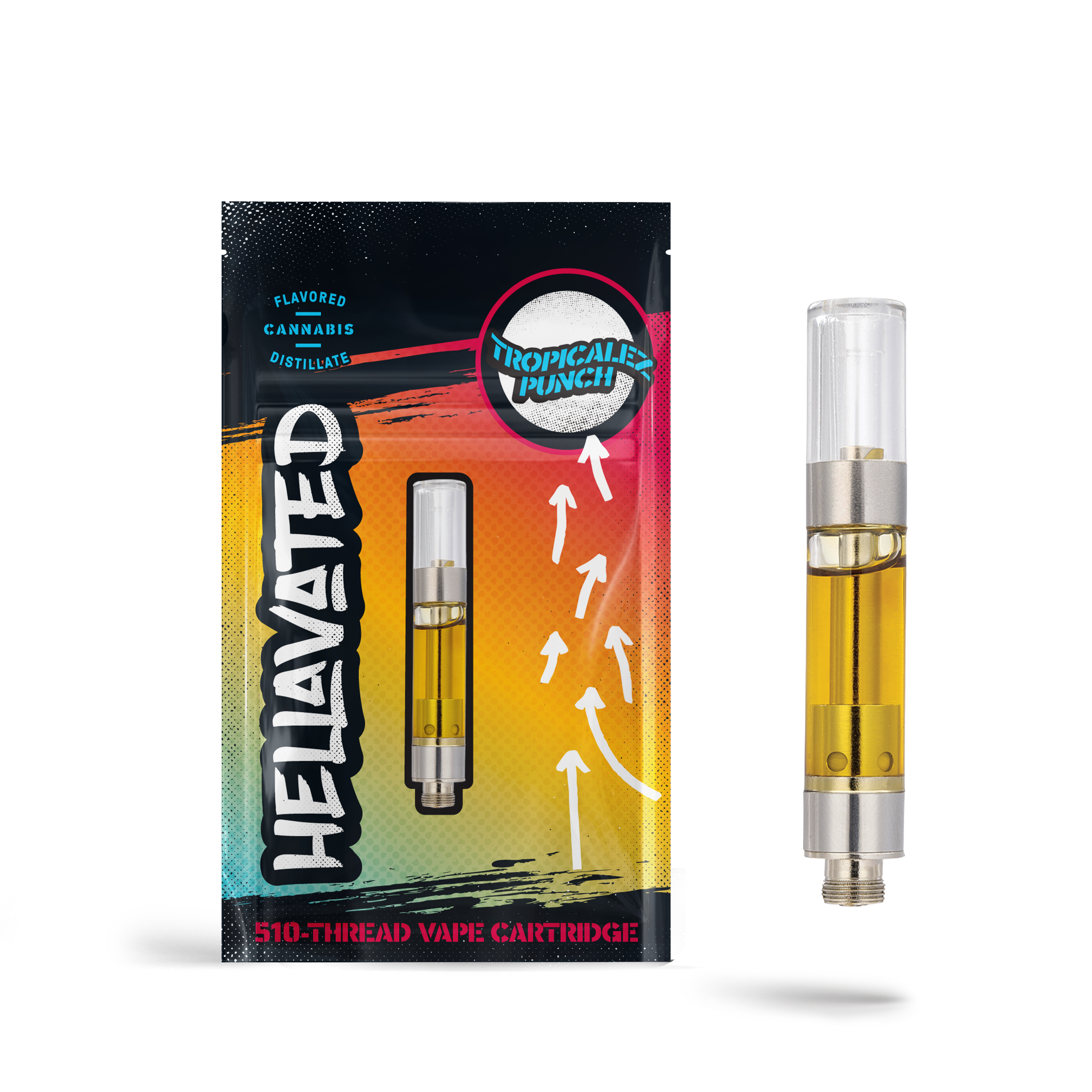Photograph of product: Tropicalez Punch Oil Cartridge 1g