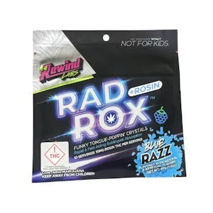 Photograph of product: Blue Razz Rosin 100mg- Rad Rosin Rox