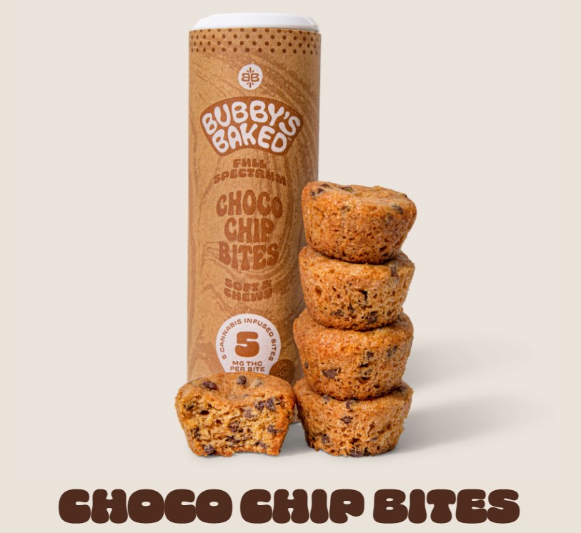 Photograph of product: Baked Goods - Chocolate Chip - 5 Pcs - 25mg