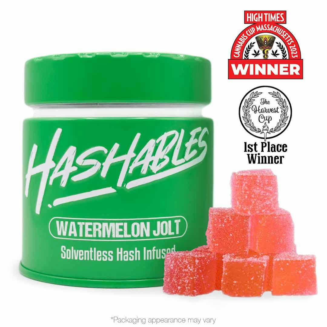 Photograph of product: au chocolatables | Watermelon Jolt | Rosin Gummies | 20pk/100mg