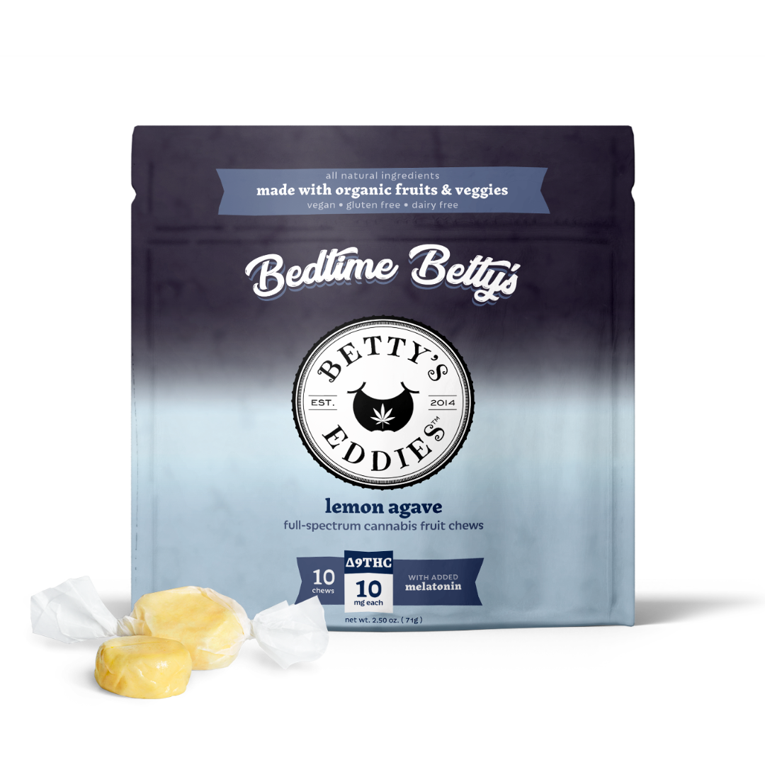 Photograph of product: BETTY'S EDDIES Lemon Agave Melatonin | 100mg 10pk