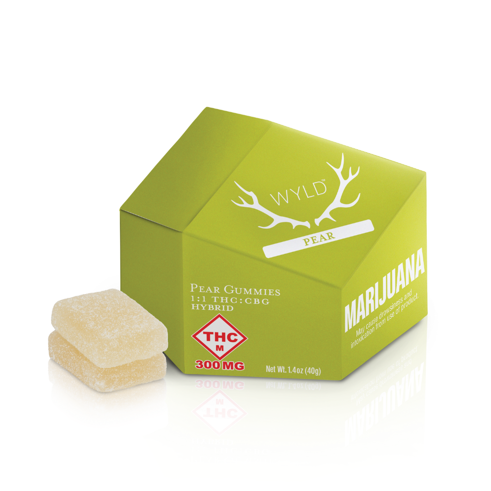 Photograph of product: 300mg | Pear 1:1 CBG + Hybrid Enhanced Gummies