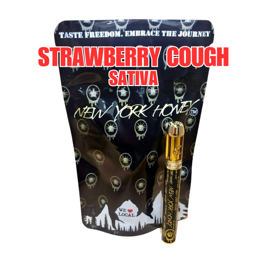 Photograph of product: New York Honey | Strawberry Cough | All In One Vape