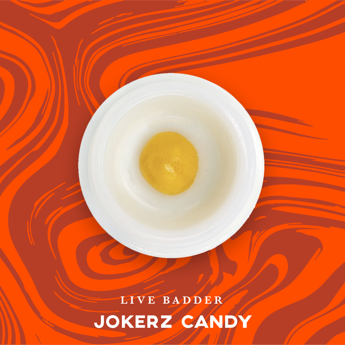 Photograph of product: Vivid: Live Resin Concentrate | Jokerz Candy | Badder | 1g