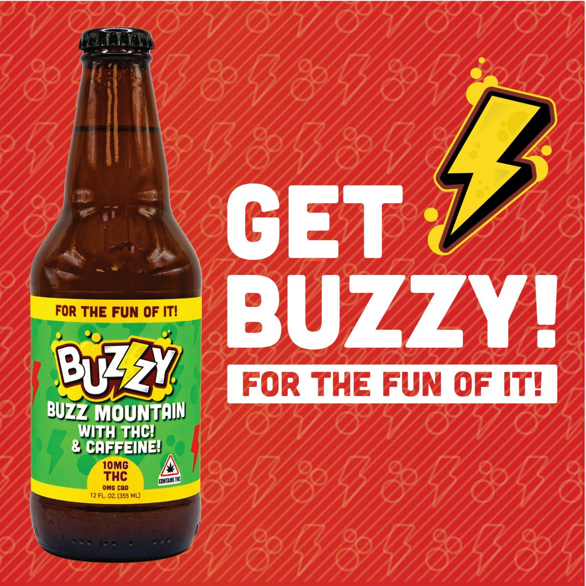Photograph of product: Buzz Mountain Soda - 