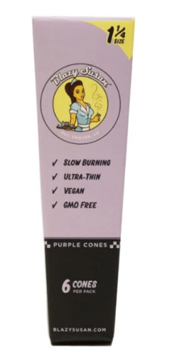 Photograph of product: 1 1/4" Purple Cones | 6pk