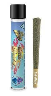 Photograph of product: CALI-BLAZE | BLUE MUFFIN | LIQUID DIAMOND INFUSED PREROLL