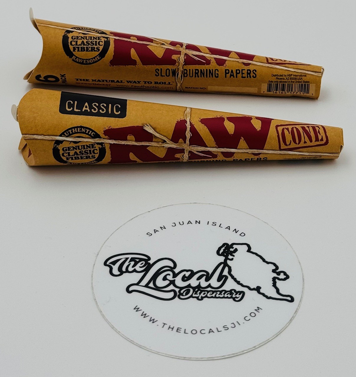 Photograph of product: RAW 1 1/4" 6Pk Cones