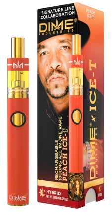 Photograph of product: PEACH ICE-T 1G ALL IN ONE