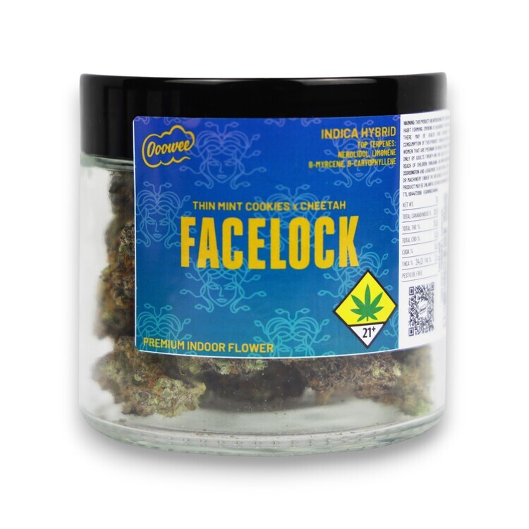 Photograph of product: Facelock Flower (Ooowee Ounce) - 28g