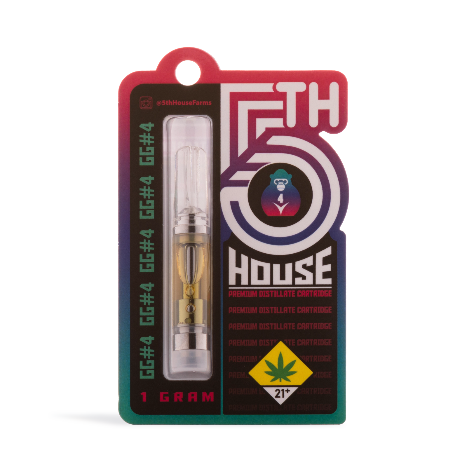 Photograph of product: GG#4 Premium Distillate Cartridge | 1g