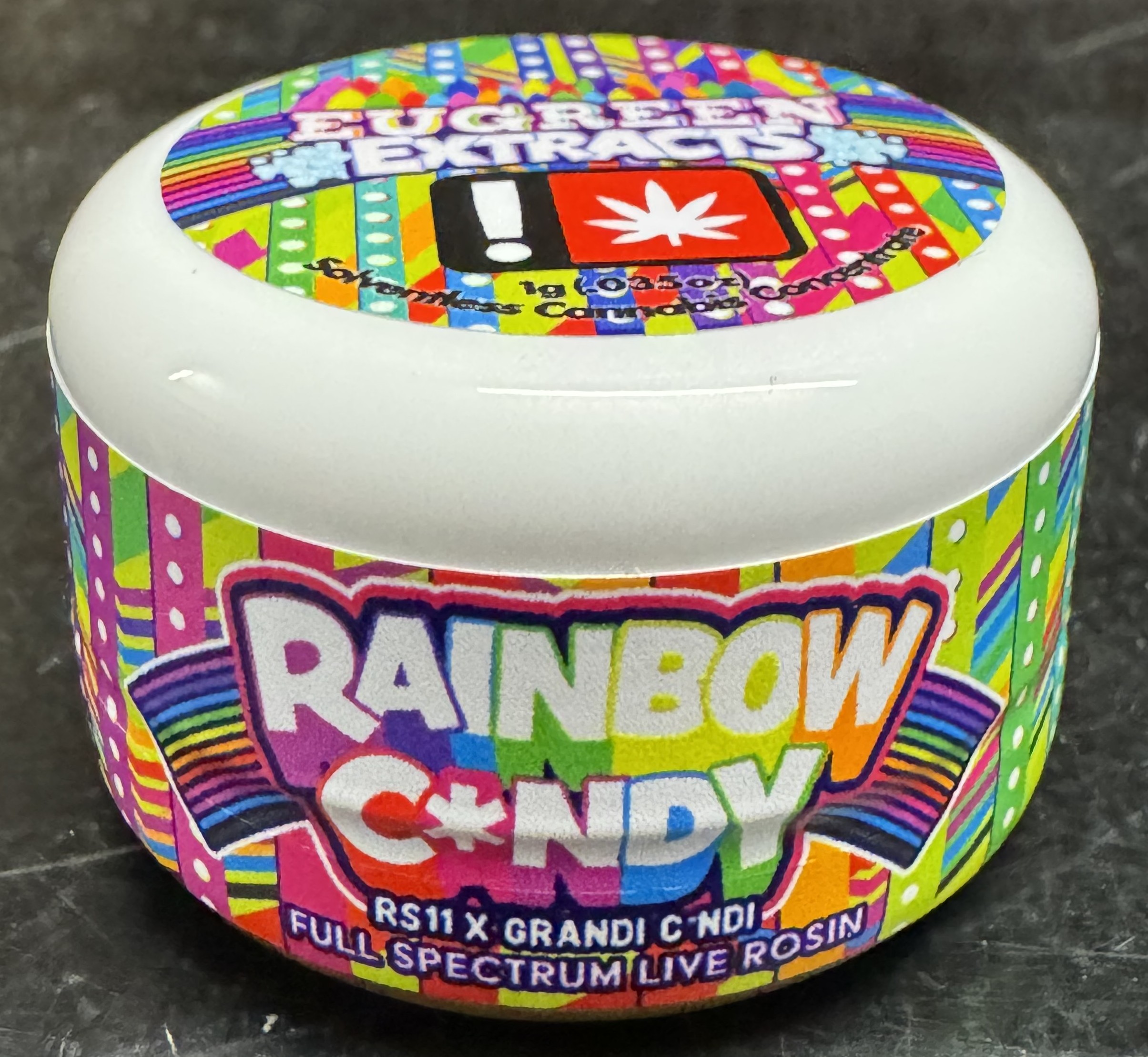 Photograph of product: Rainbow Candy au chocolat Rosin (Eugreen)