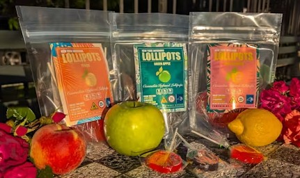 Photograph of product: New York Infusions | Pink Lemonade | 5ct | Lollipots | 50mg