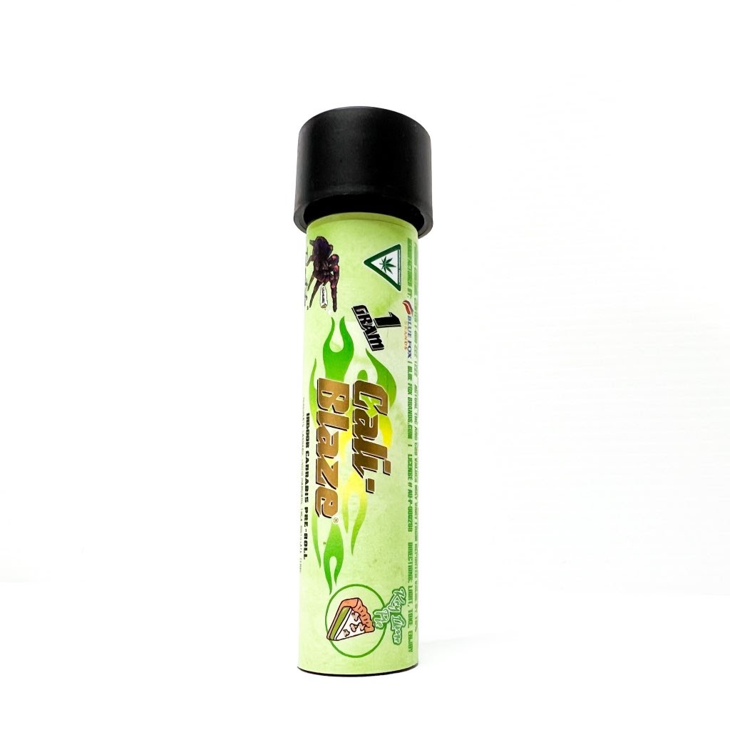 Photograph of product: CALI-BLAZE | ICC | Infused Pre-Roll | Tarantula | Key Lime Pie