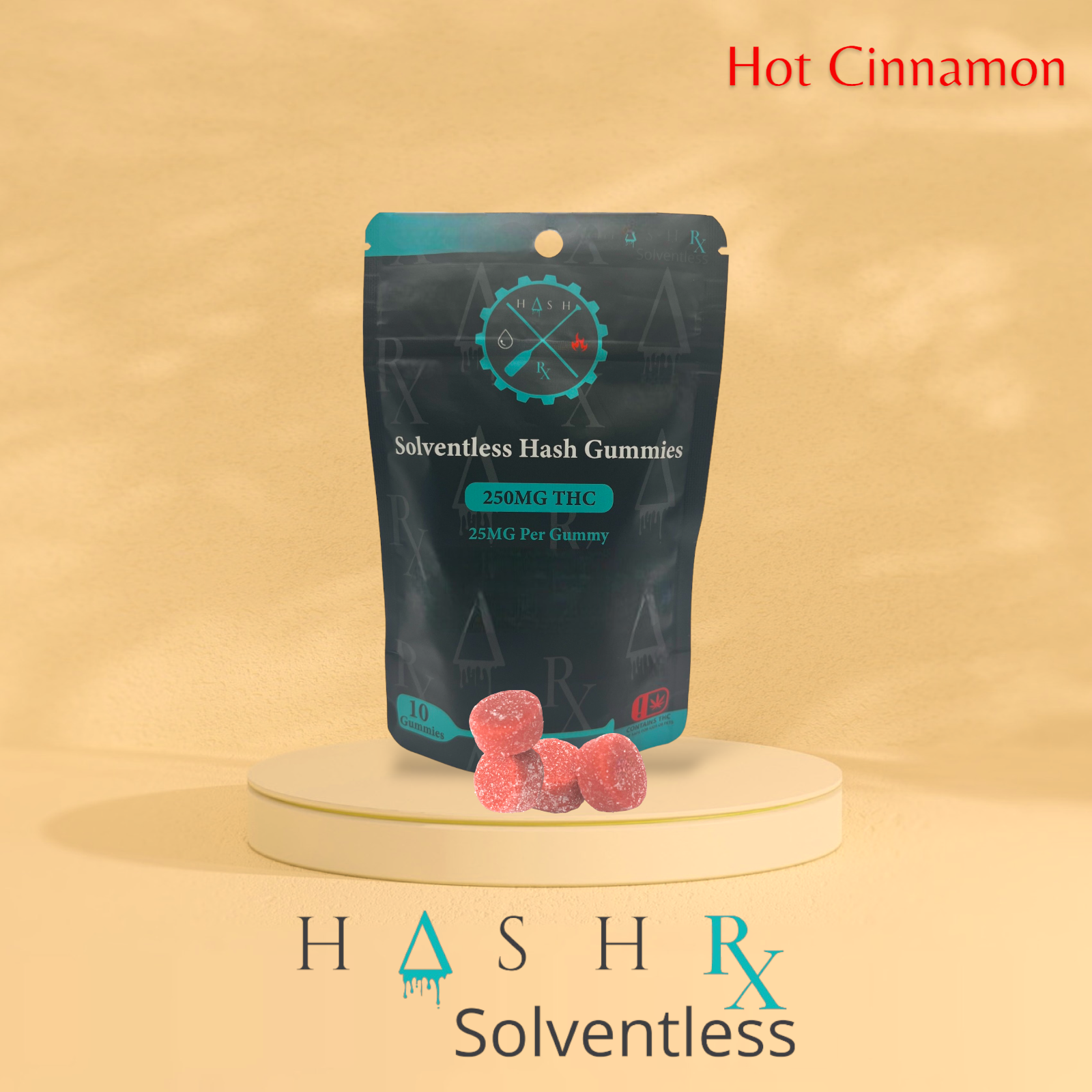 Photograph of product: au chocolat RX | au chocolat Gummy | Hot Cinnamon