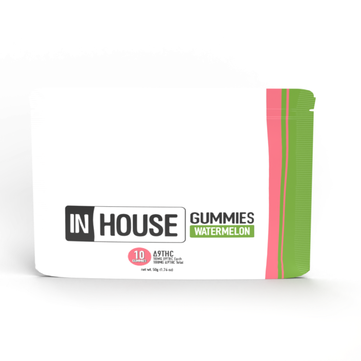 Photograph of product: In House Gummies Watermelon 10mg