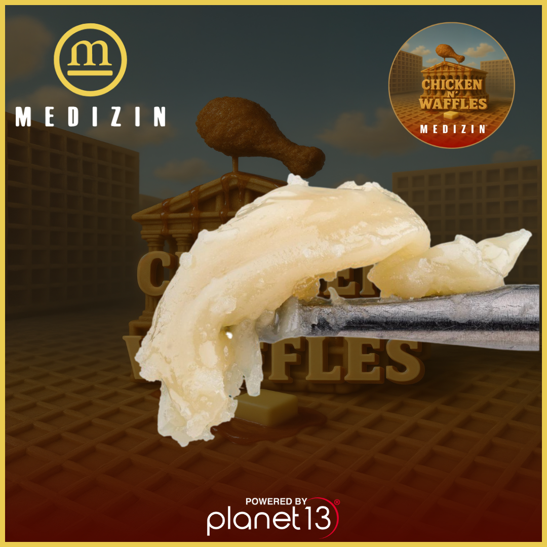 Photograph of product: Medizin Chicken N' Wafflez 1g Live Rosin