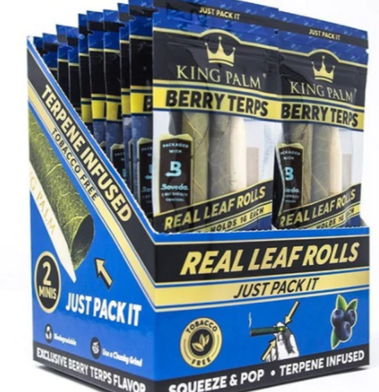 Photograph of product: King Palm "MINI" - Berry Terps | 2pk