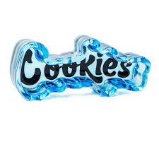 Photograph of product: Cookies Script Ashtray | Blue