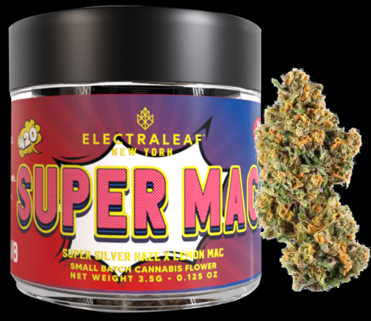 Photograph of product: ELECTRALEAF I SUPER MAC I Oui'd HYBRID I 22.18% TH-oui | 3.5G FLOWER