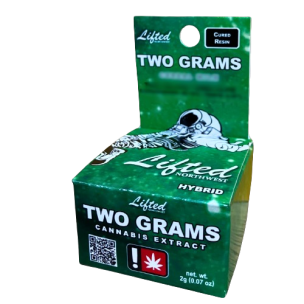 Photograph of product: LIFTED - EXTRACT - CURED - 2G - HYBRID - CHEMDAWG