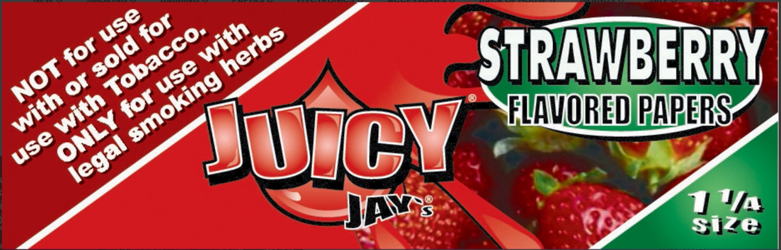 Photograph of product: LuvBuds - Juicy Jay's Papers Strawberry