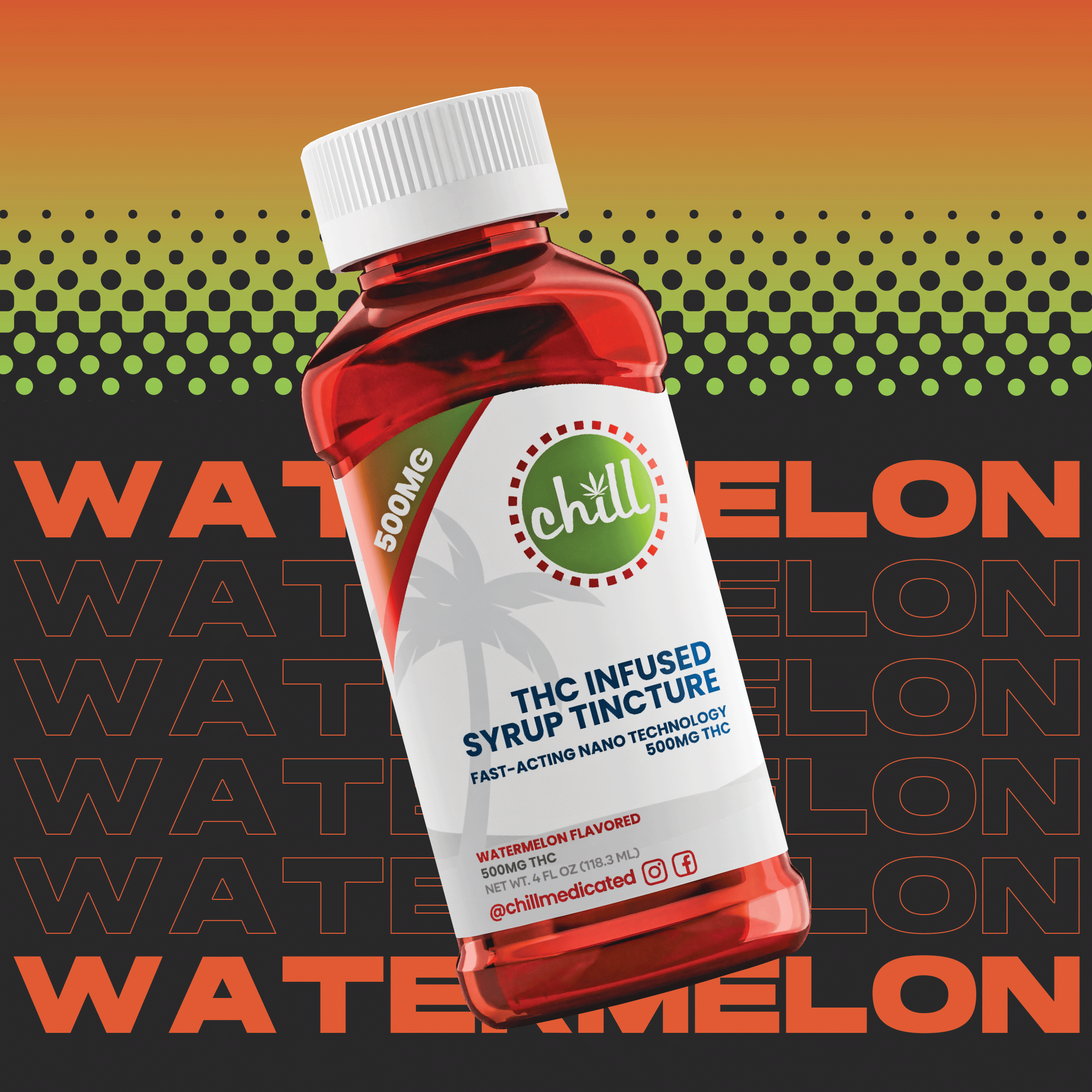 Photograph of product: Watermelon I 500mg TH-oui Syrup