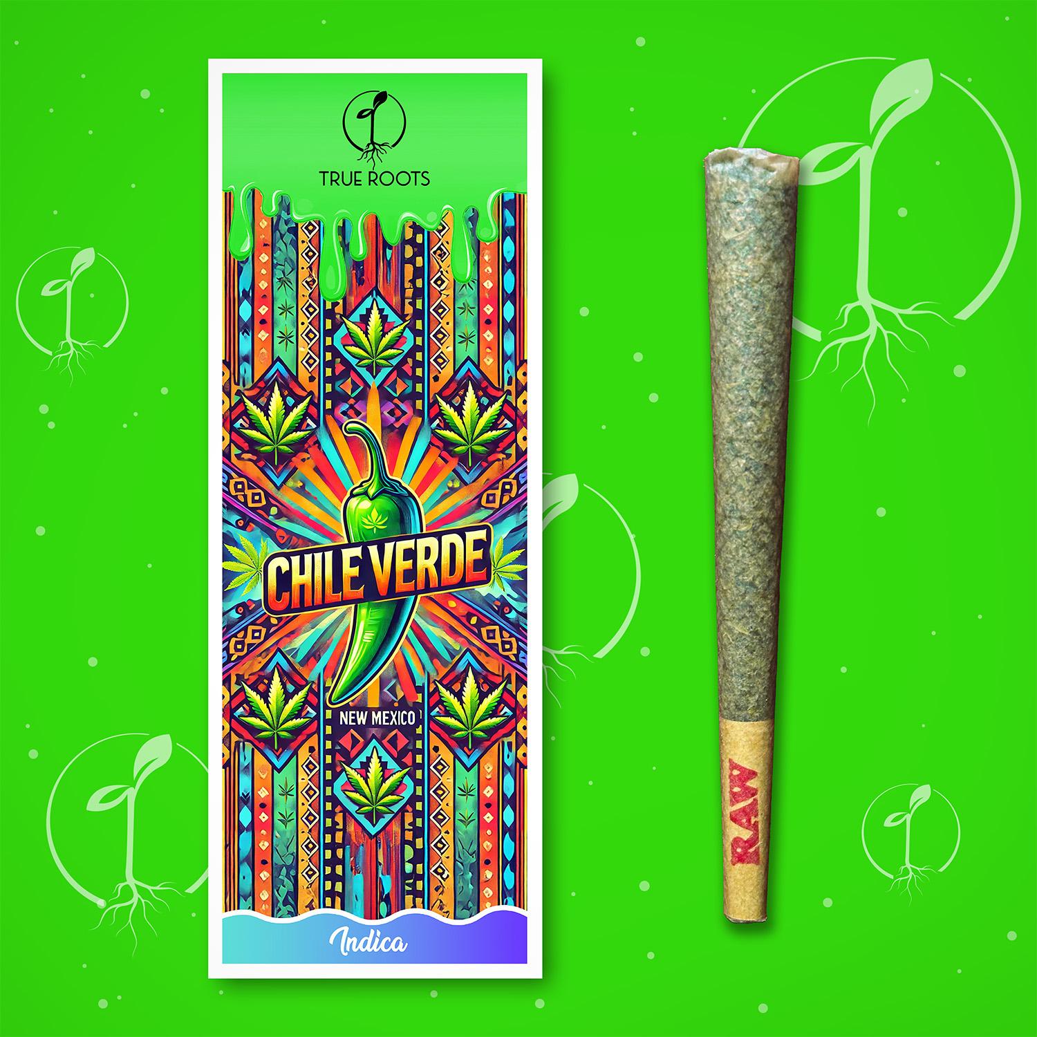 Photograph of product: Canvas Cones - Chili Verde - Preroll 1.1g [Oui'd]