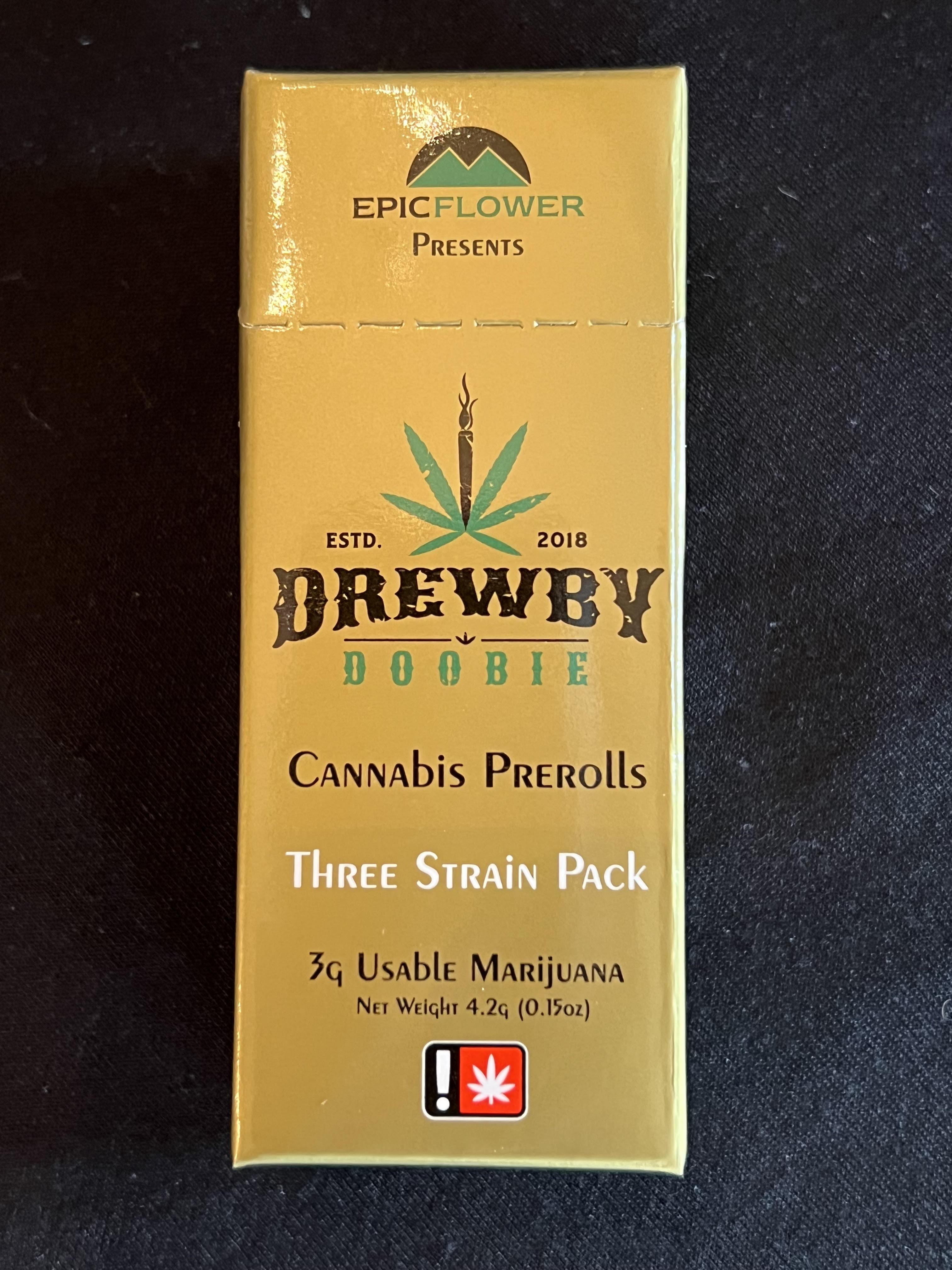 Photograph of product: Drewby Doobie OMG x Black Amber x The Soap 6pk Pre-Roll 0.5g