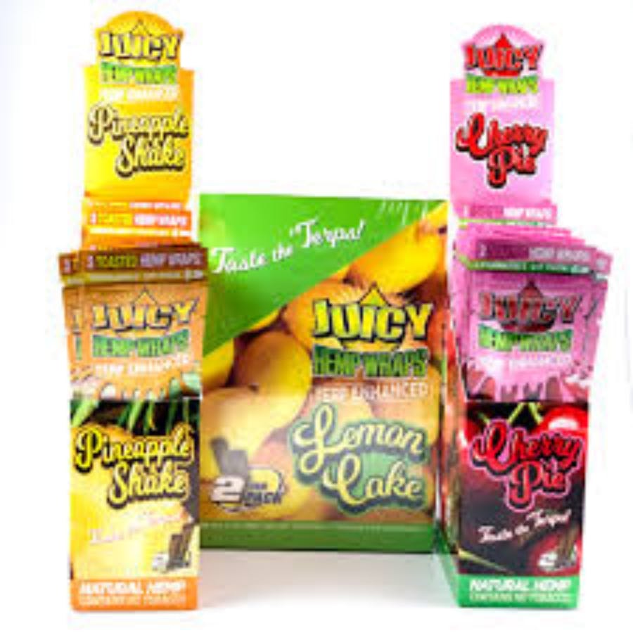 Photograph of product: Juicy Hemp - Cherry Pie - Wraps 2PK