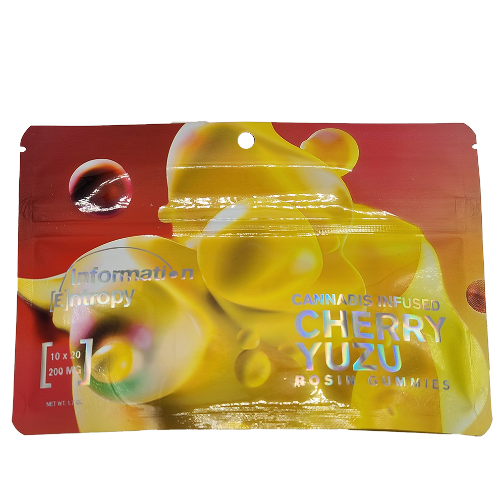 Photograph of product: Cherry Yuzu | Rosin Gummies 200mg | Information Entropy