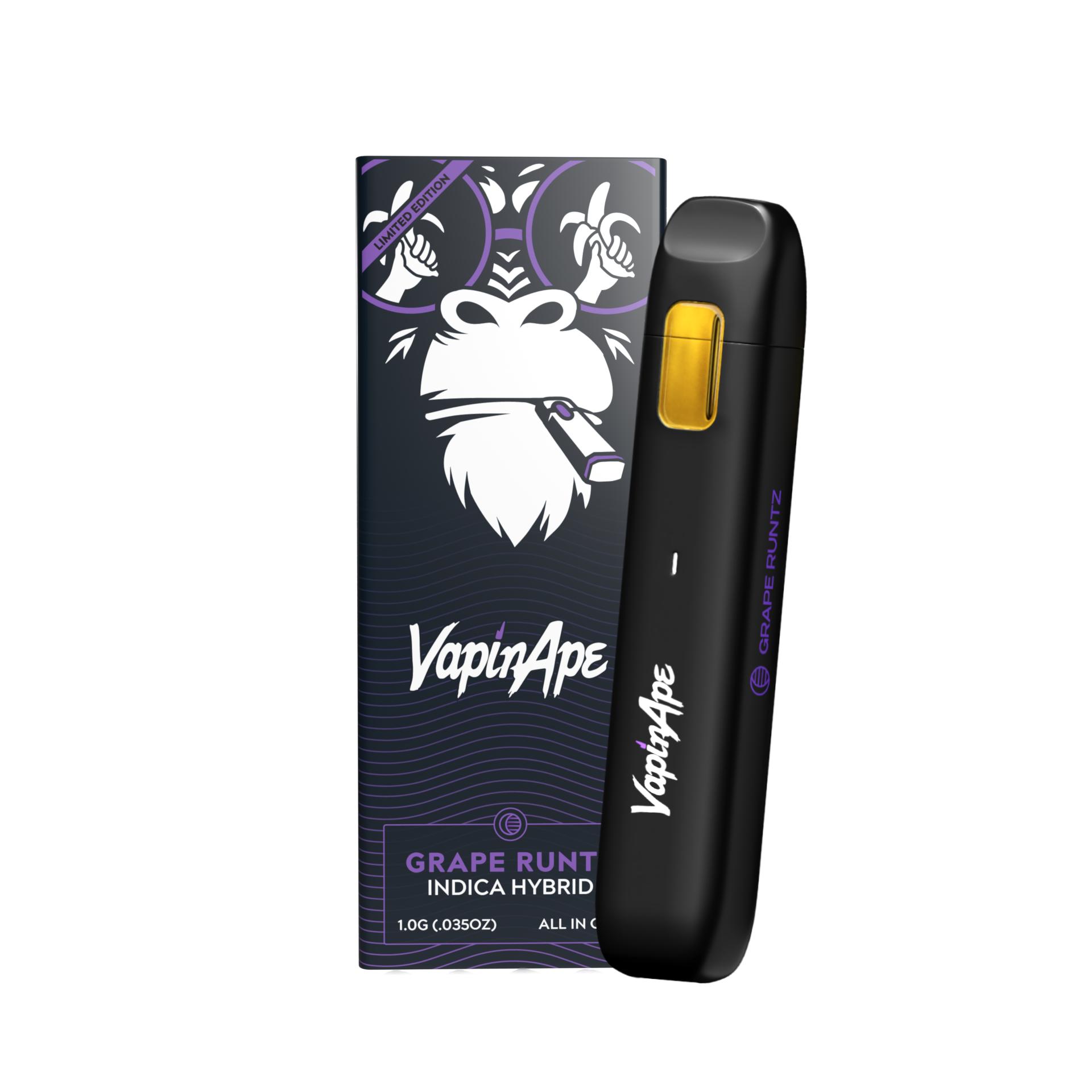 Photograph of product: Vapin Ape Grape Runtz All-In-One Vape | 1g