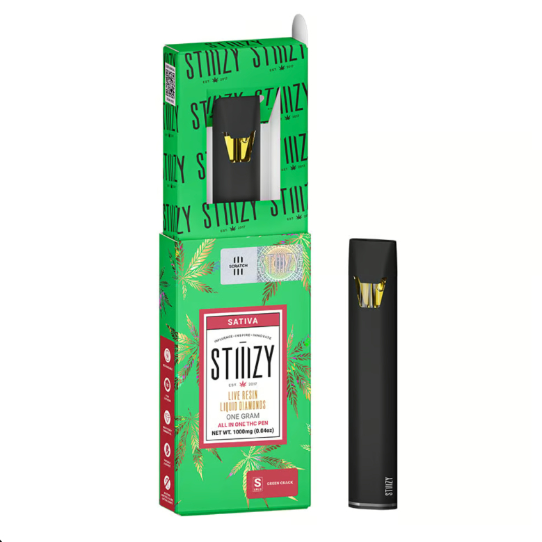 Photograph of product: GREEN CRACK | LIQUID DIAMOND | AIO | 1G