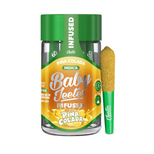 Photograph of product: 5PK- 0.5G- PINA COLADA- INFUSED- BABY JEETER