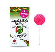 Photograph of product: MHS | Single Serving Lollipop | Grape | 10mg