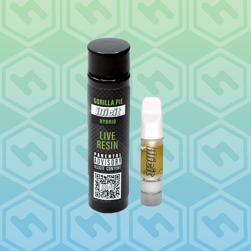 Photograph of product: Gorilla Pie Live Resin Vape 1g