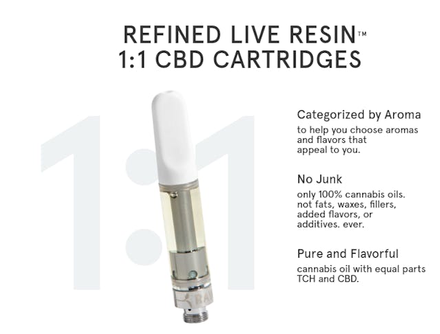 Photograph of product: Raw Garden - 1:1 CBD:TH-oui Berry Nova Cart 1g - Raw Garden - 1:1 CBD:TH-oui Berry Nova Cart 1g