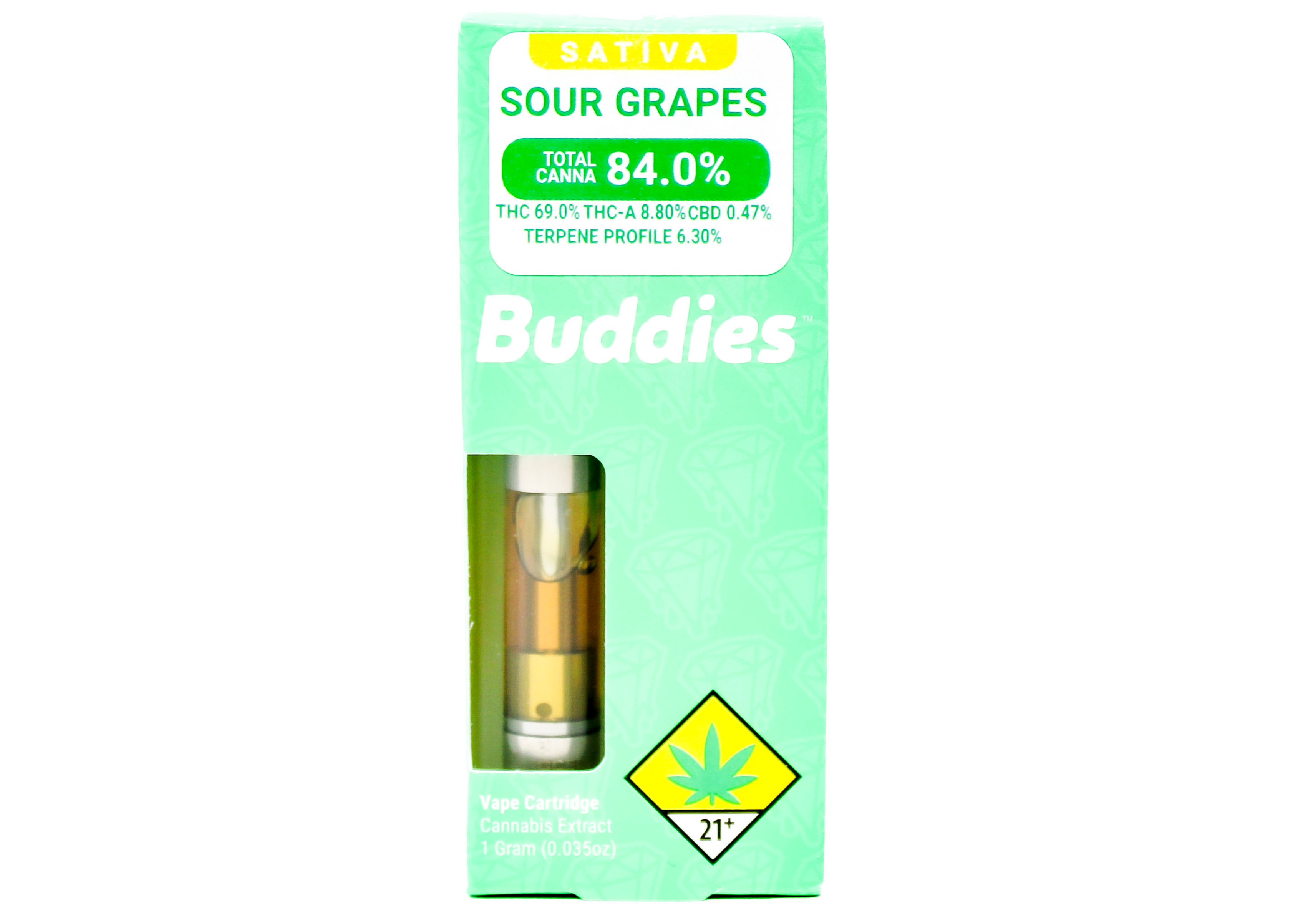 Photograph of product: BUD Sour Grapes Live Resin Cart 49302
