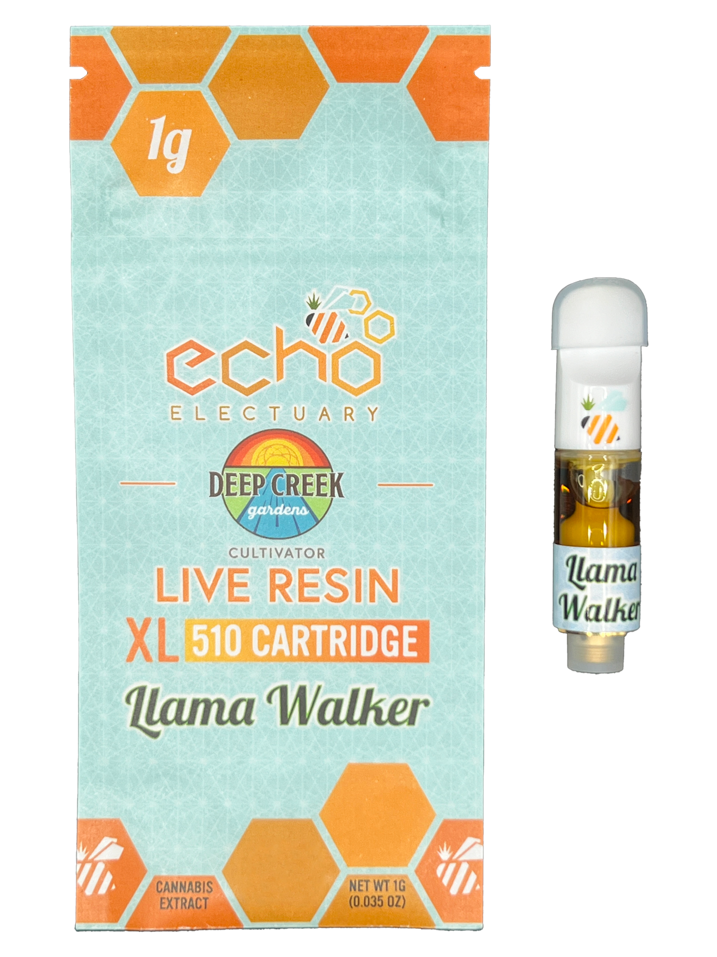 Photograph of product: Echo Electuary - Live Nectar XL Cartridge - Llama Walker