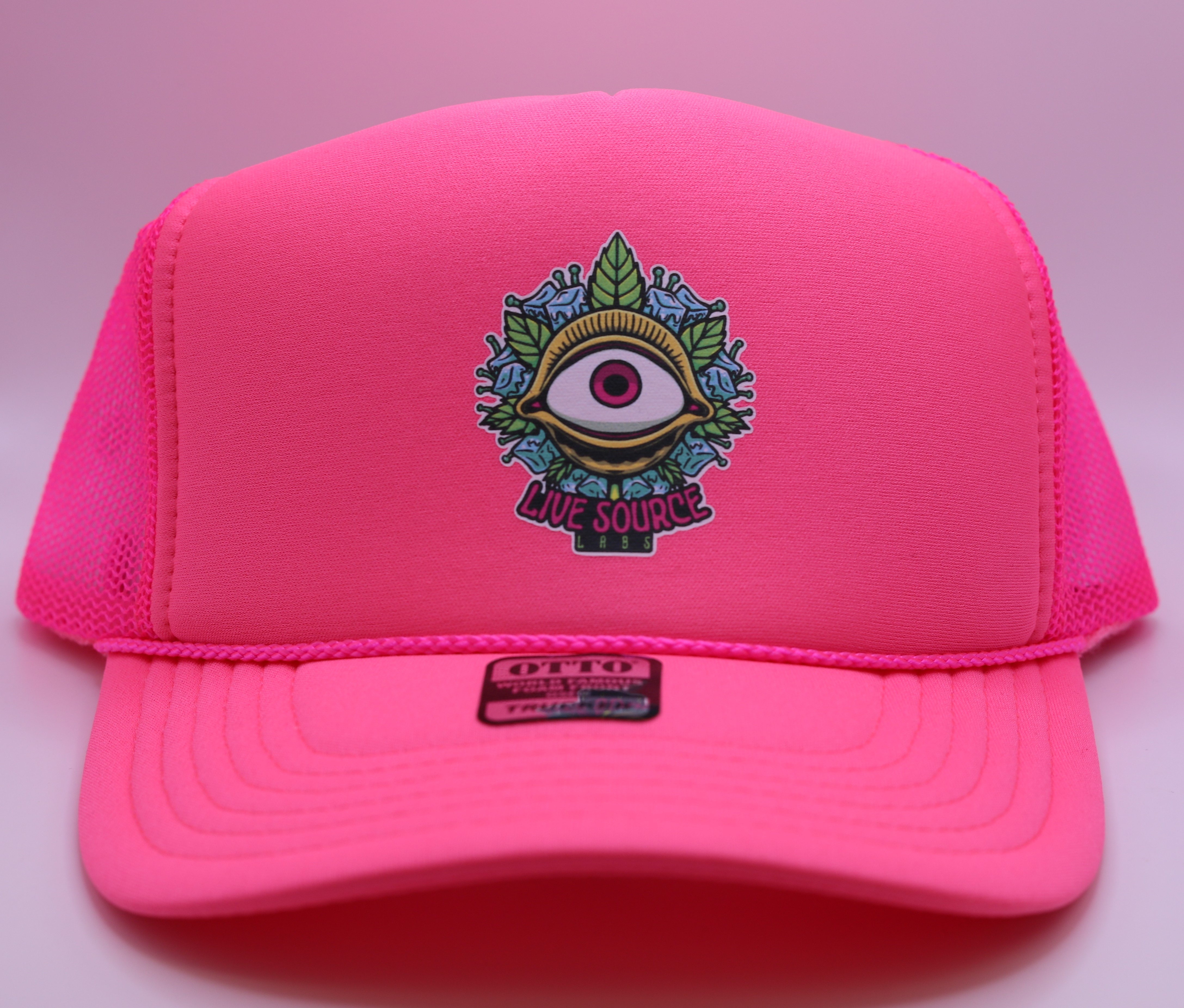 Photograph of Product: Live Source - Baseball Hat Neon Pink