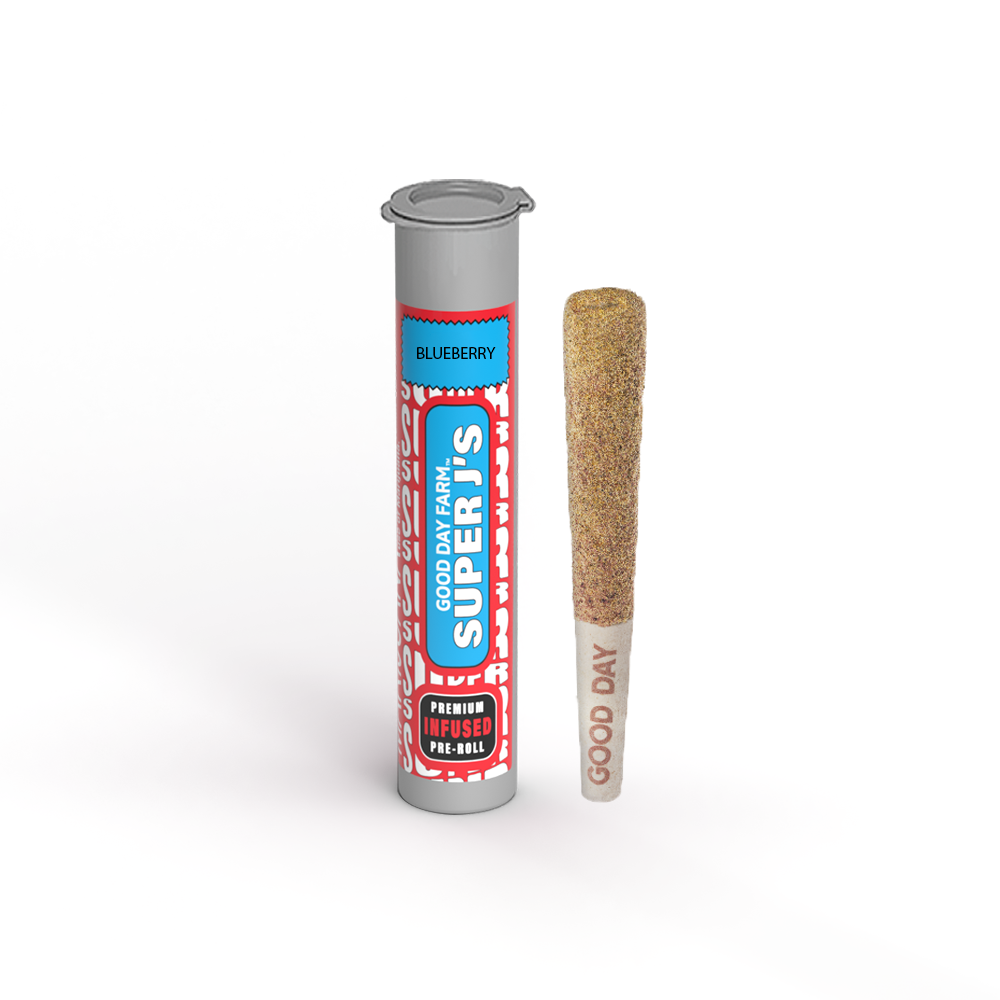 Photograph of product: Blueberry Slush Infused Pre-Roll | 1g
