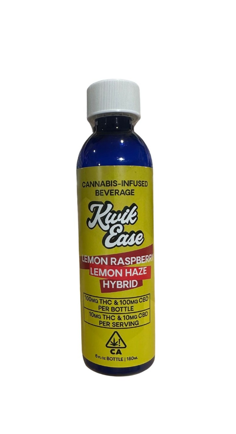 Photograph of product: Kwik, 1:1 TH-oui/CBD Ease, Lemon Raspberry
