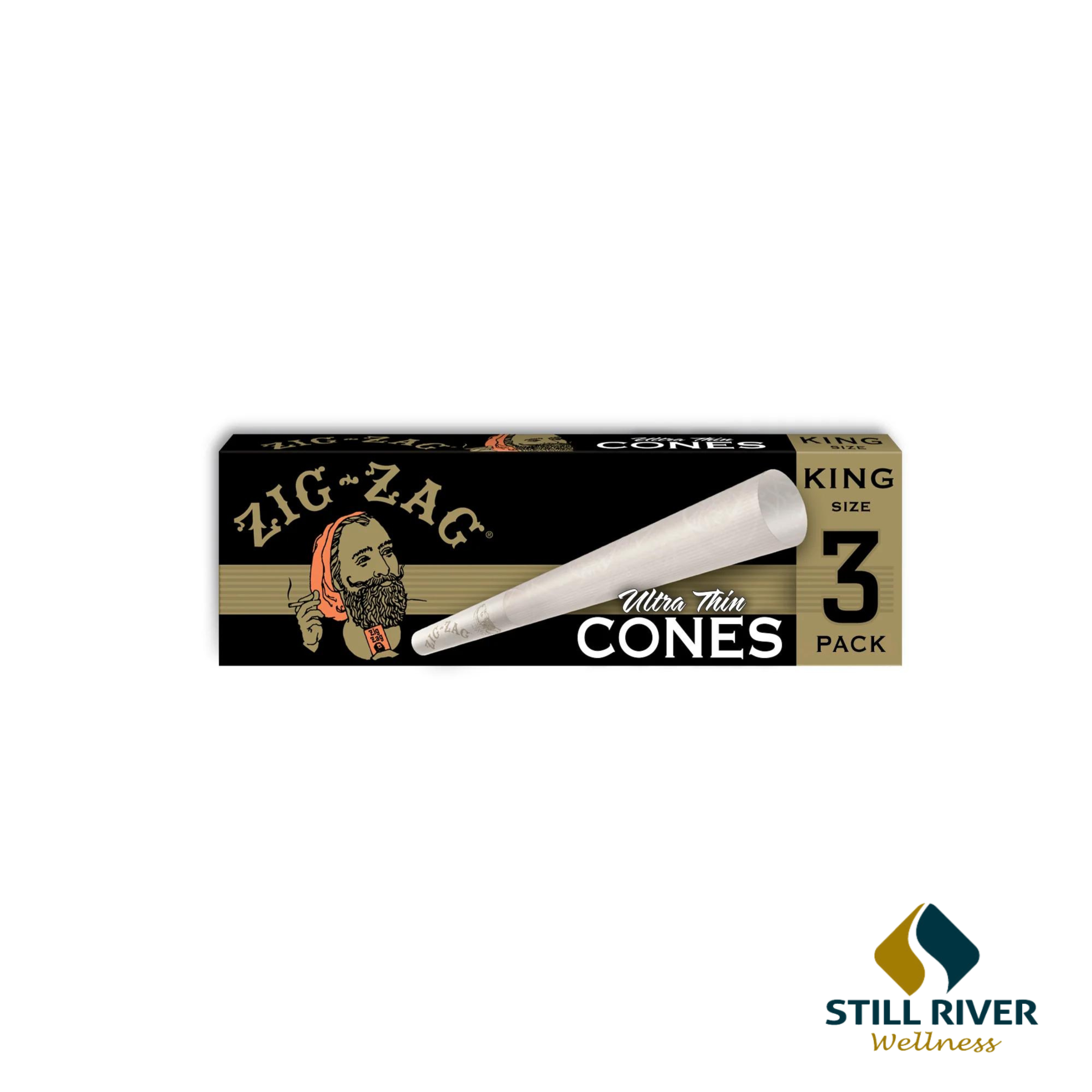 Photograph of product: Ultra Thin Cones - King Size 3pk (A47)