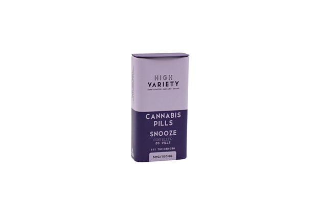 Photograph of Product: Snooze Pills | 1:1:1 THC:CBD:CBN | 100mg 20pk