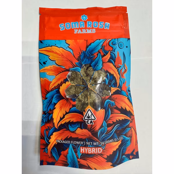 Photograph of product: Rainbow Runtz - 14g Outdoor Bigs | Soma Rosa