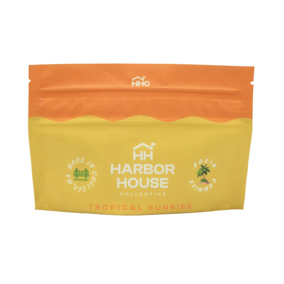 Photograph of product: HIGH TIDE Tropical Sunrise Rosin Gummies - 100mg - Harbor House