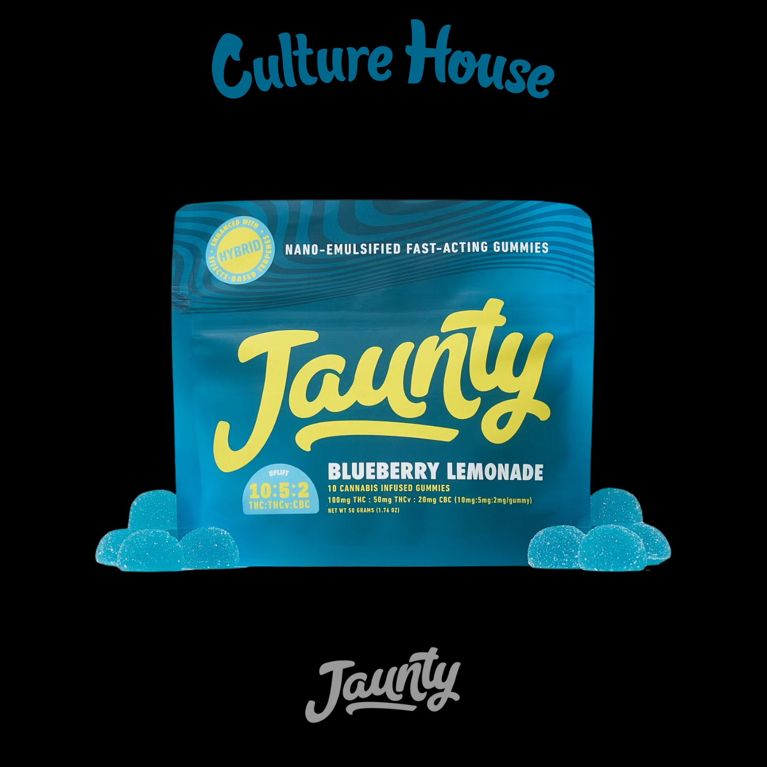 Photograph of product: Jaunty | Blueberry Lemonade | 10:5:2 | 100mg
