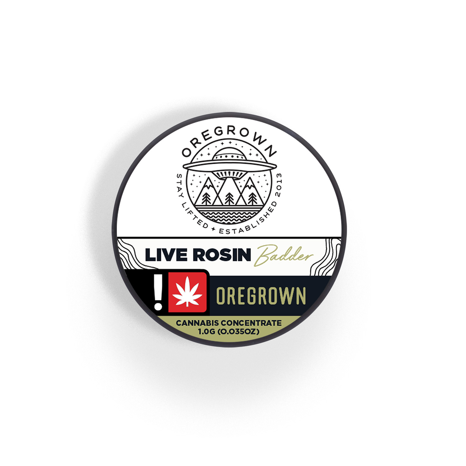 Photograph of product: Live Rosin Dabs - Hybrid - 1g - Halle B3rry
